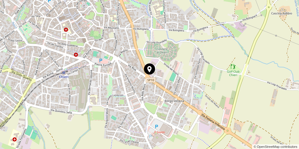 Mapa: VAY S.r.l., Corso Matteotti 81, Chieri